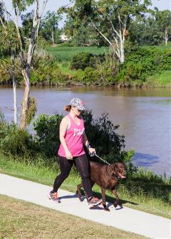 Photo of woman with prolape jogging